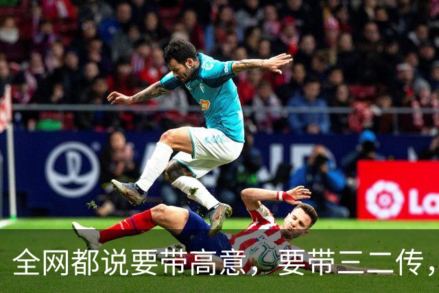 全网都说要带高意，要带三二传，唐欣打接应！但赵勇就是不采纳